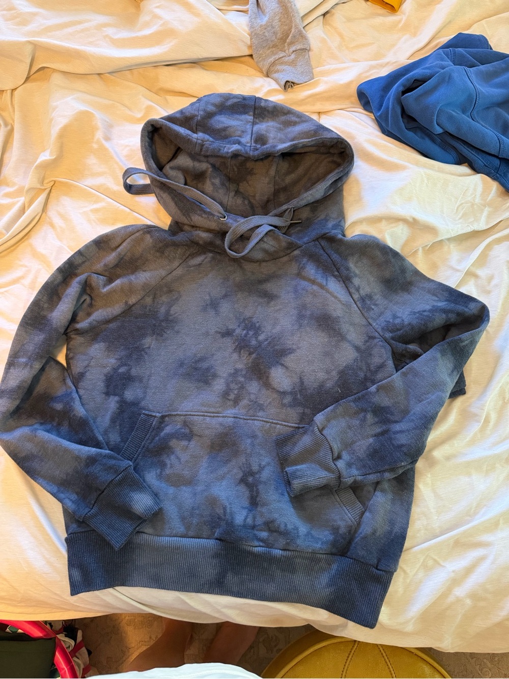 90 Degree By Reflex Women's gray Tie-Dye Hoodie